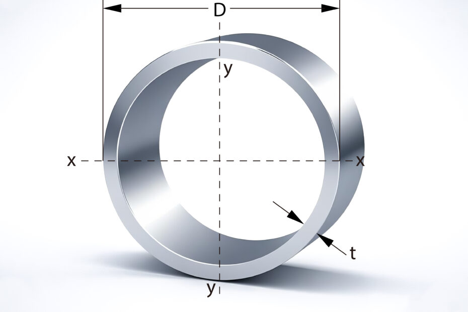 Hollow Circle Pipe Section Modulus Calculator